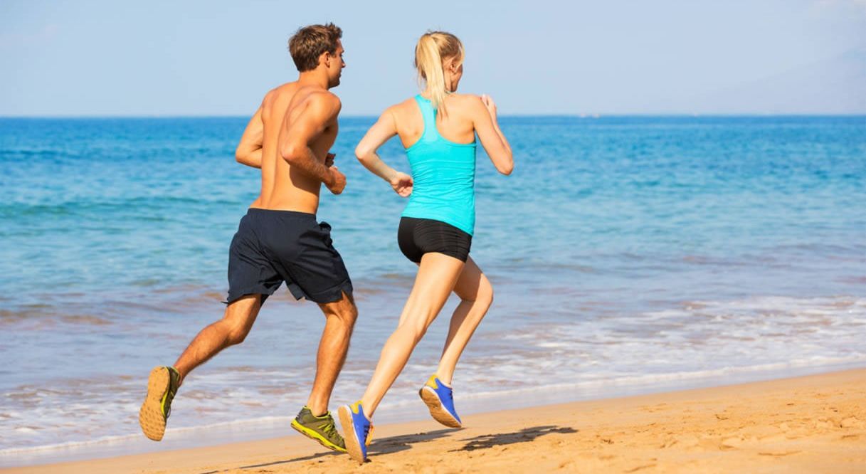 Correre in spiaggia