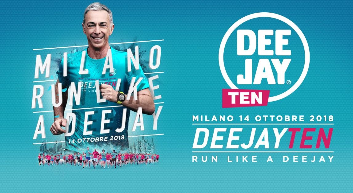 Deejay Ten Milano 14 Ottobre: allenati e corri con noi.
